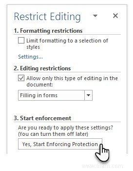 Créez un formulaire à remplir dans Word 2016 et collectez des données en toute simplicité 