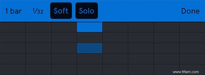 Passer à GarageBand :faire de la musique avec Auxy pour iPhone et iPad 