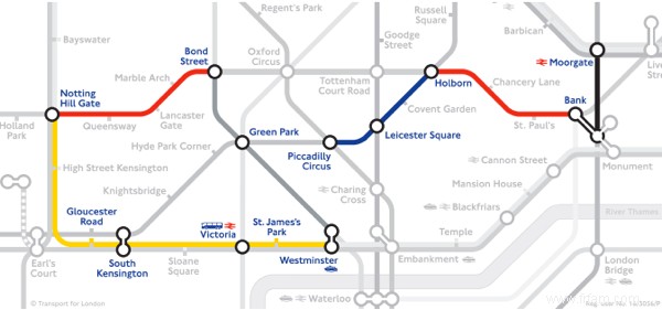 L ordinateur  d apprentissage  navigue dans le réseau du métro de Londres 