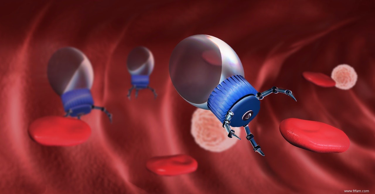 Comment les nanorobots passent-ils le foie indemnes ? 