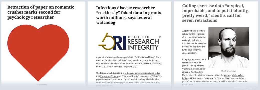 Comment Retraction Watch traque les inconduites scientifiques depuis dix ans 