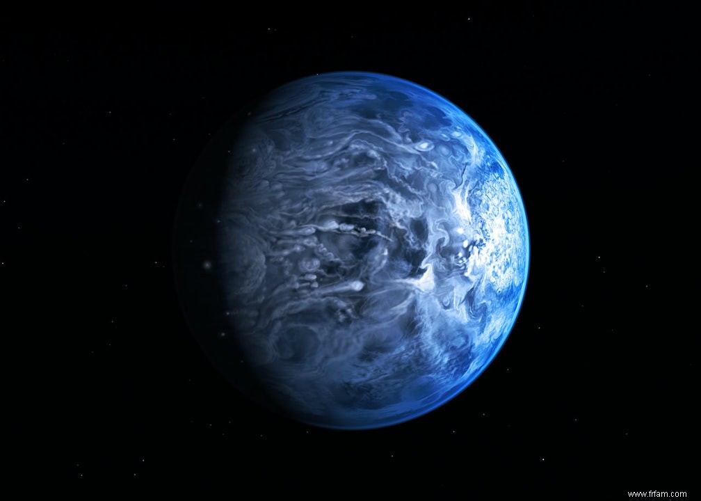 L exoplanète HD 189733b est bleue 