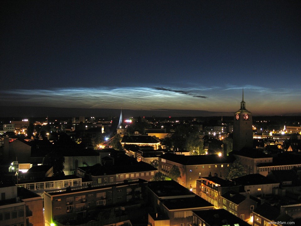 Les nuages ​​noctulescents sont plus nombreux 