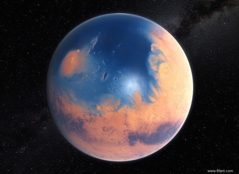 Mars avait autrefois son propre  océan Atlantique  