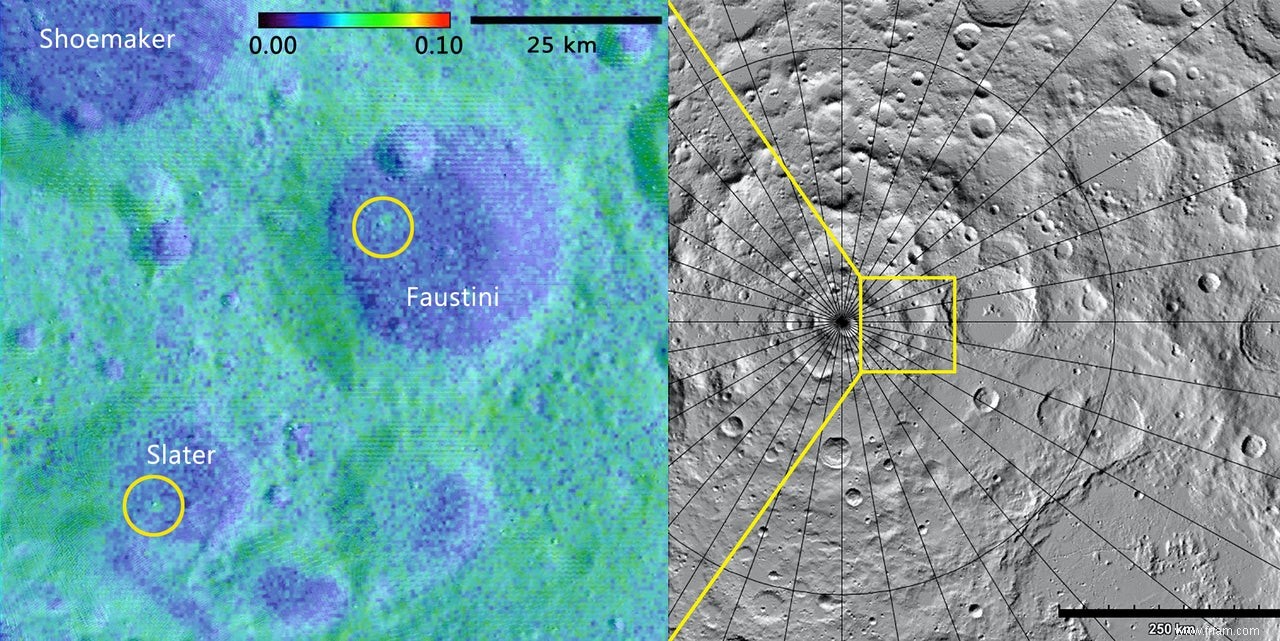 De jeunes cratères découverts sur la Lune 