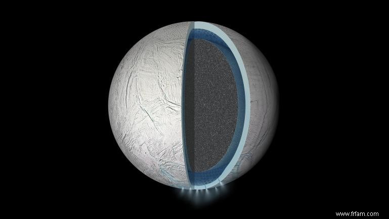 Dioné, la lune de Saturne, cache un océan sous la glace 