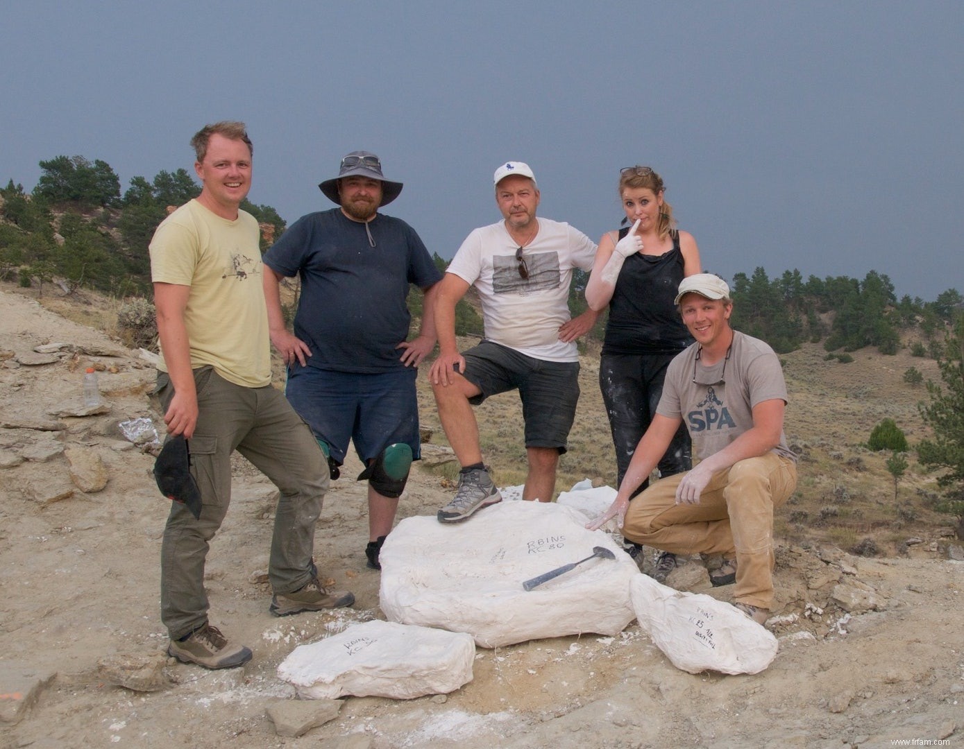 Chasse aux dinosaures dans le Wyoming (3) :la fièvre des fossiles 