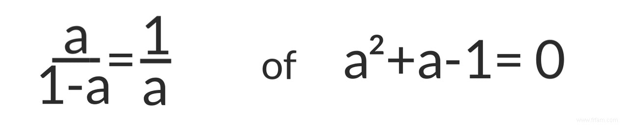 Le nombre d or :une histoire de mathématiques et d esthétique 