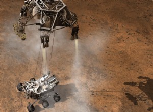 Mars rover Curiosity sur la planète rouge aux puces 