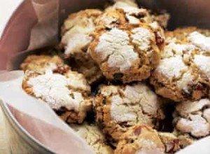 Recette de biscuits de neige au chocolat et aux canneberges de Dan Lepard 