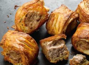 Recettes de pâte feuilletée prête à l emploi de Dan Lepard :rouleaux de saucisses et tartes hachées 
