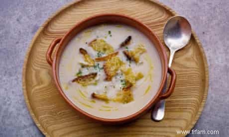 Soupe à l oignon et haddock d Angela Hartnett 