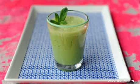 Faites votre propre lassi au melon et au gingembre 