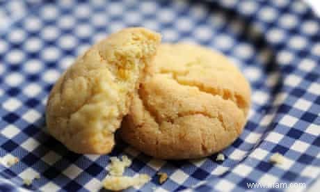 Biscuits croustillants à l orange pour enfants 