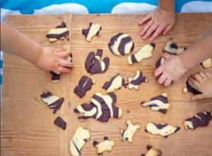 Mélangez et associez des biscuits friables pour les enfants 