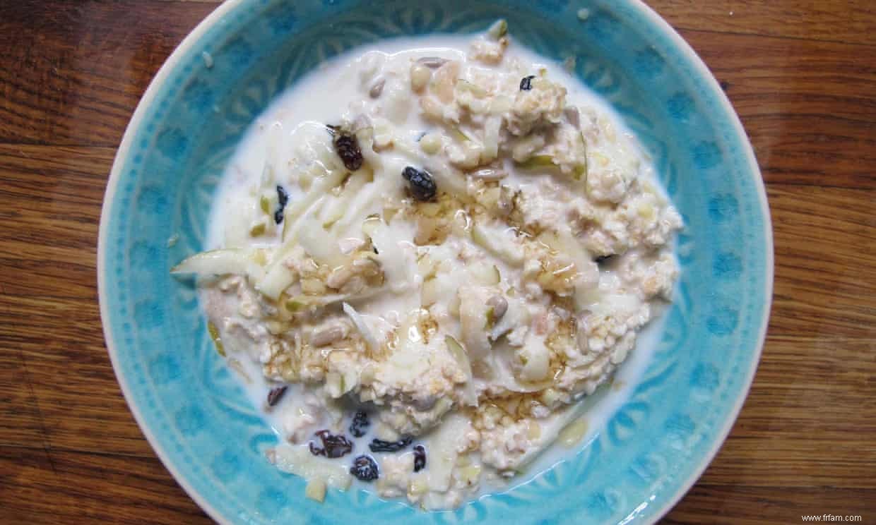 Comment faire le parfait bircher muesli 