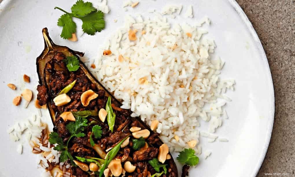 Le cuisinier du week-end :les recettes d aubergines rôties au porc parfumé du Sichuan de Thomasina Miers 