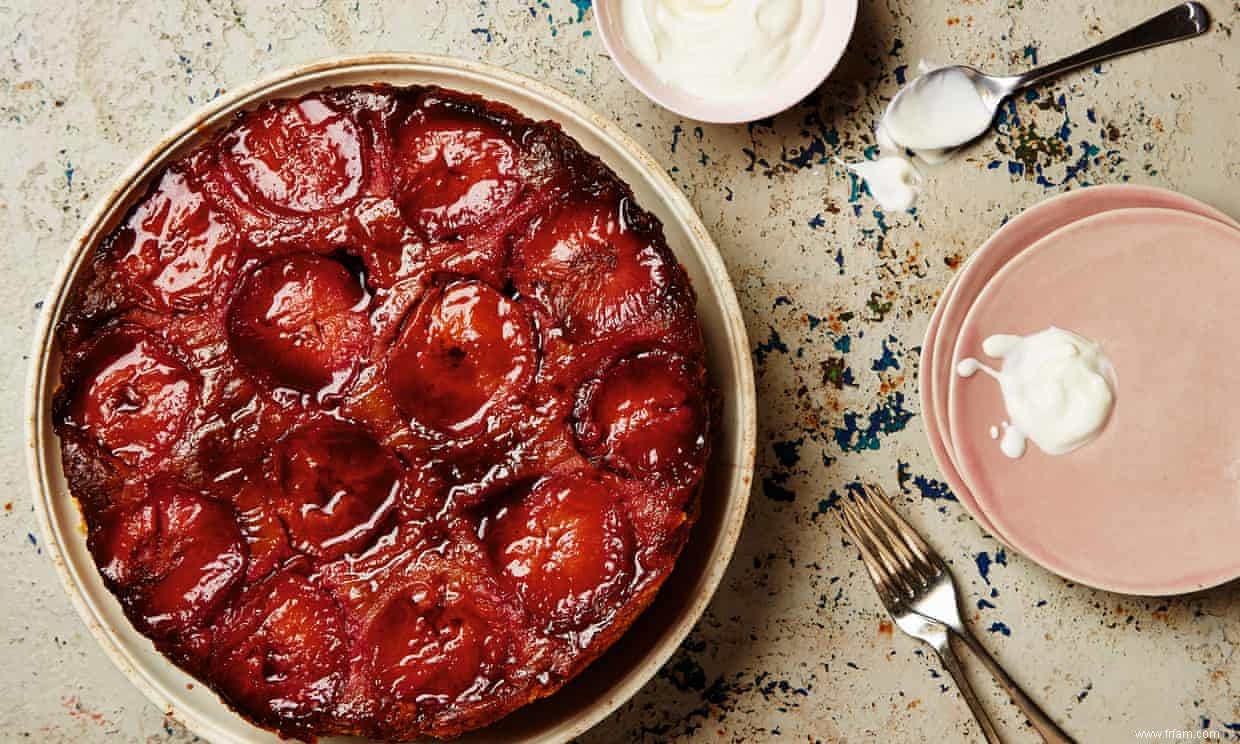 La cuisinière du week-end :la recette du magret de canard aux figues de Thomasina Miers, plus un gagnant d un gâteau renversé aux prunes 