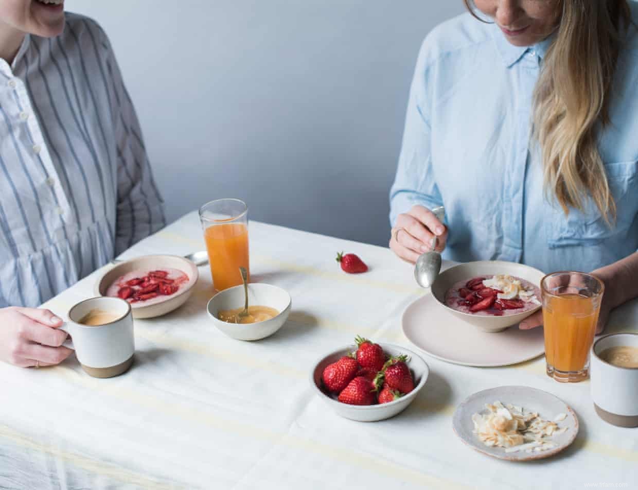 Bols de petit-déjeuner au chia et recettes de muesli au bouleau d Anna Jones 