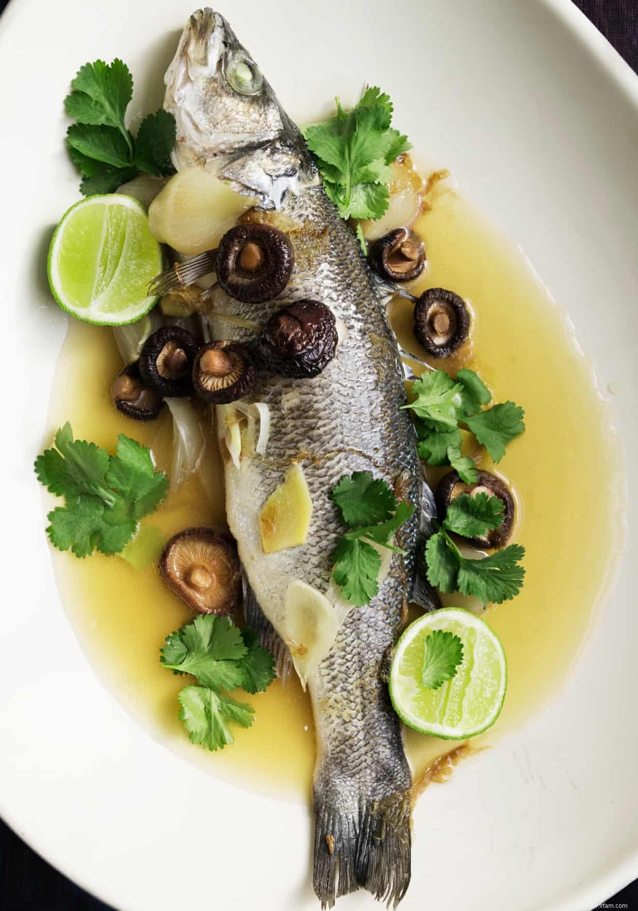 Recettes de fruits de mer et de bouillon de poisson de Nigel Slater 