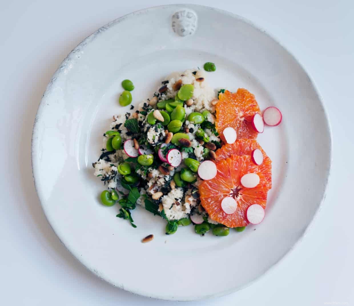 Salade de couscous à l orange et aux fèves de Nigel Slater 