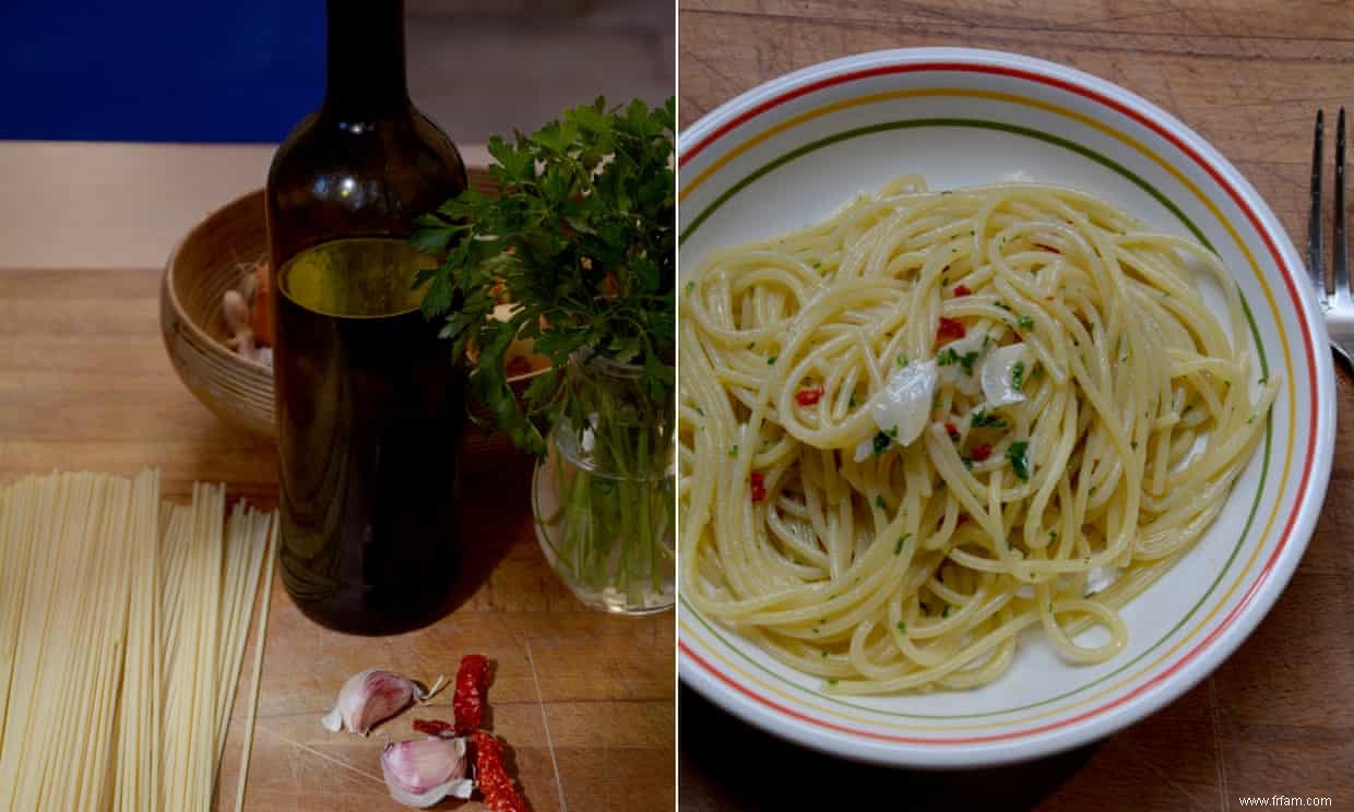 La recette des spaghettis de minuit de Rachel Roddy 