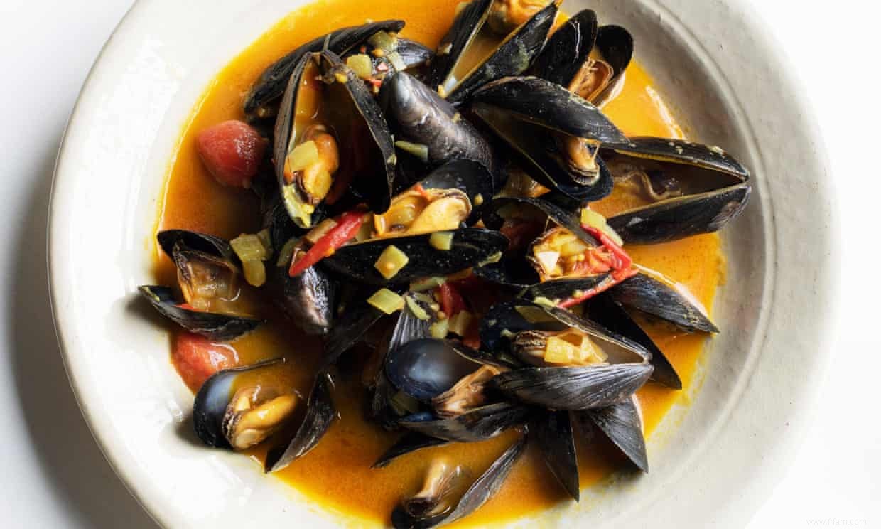 Recette moules, tamarin et lait de coco de Nigel Slater 