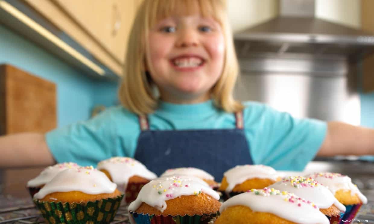  Gardez les ingrédients sur le sol!  - 15 conseils pour cuisiner avec les enfants 