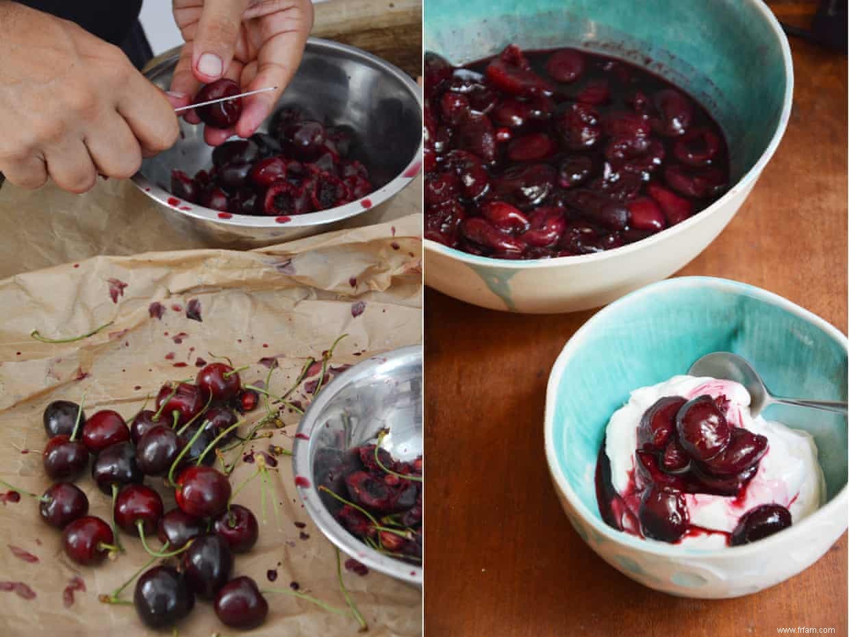 La recette des cerises au vin de Rachel Roddy 