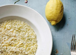 Risotto au citron d Anna del Conte 