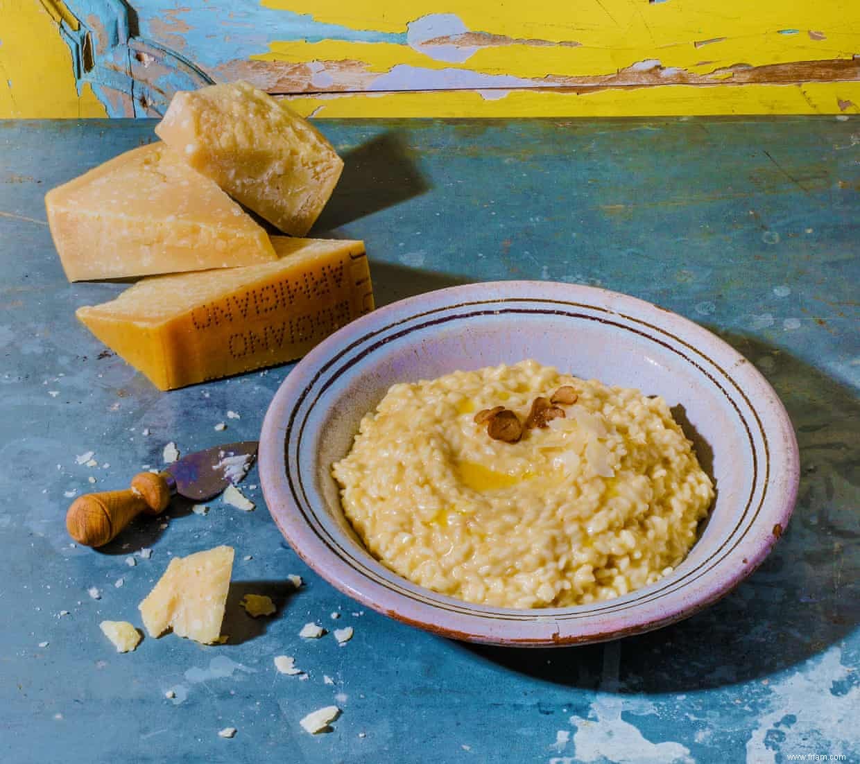 Risotto alla parmigiana de Marcella Hazan - risotto au parmesan 