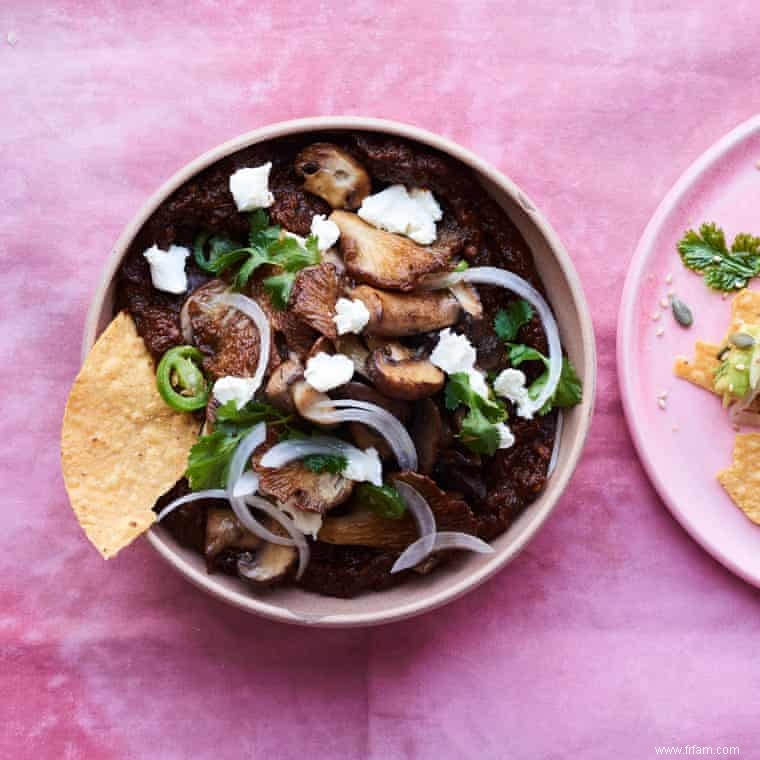 Tostadas aux champignons, barbacoa d agneau et guacamole à la salsa verte :la tartinade mexicaine de Tacos Padre – recettes 