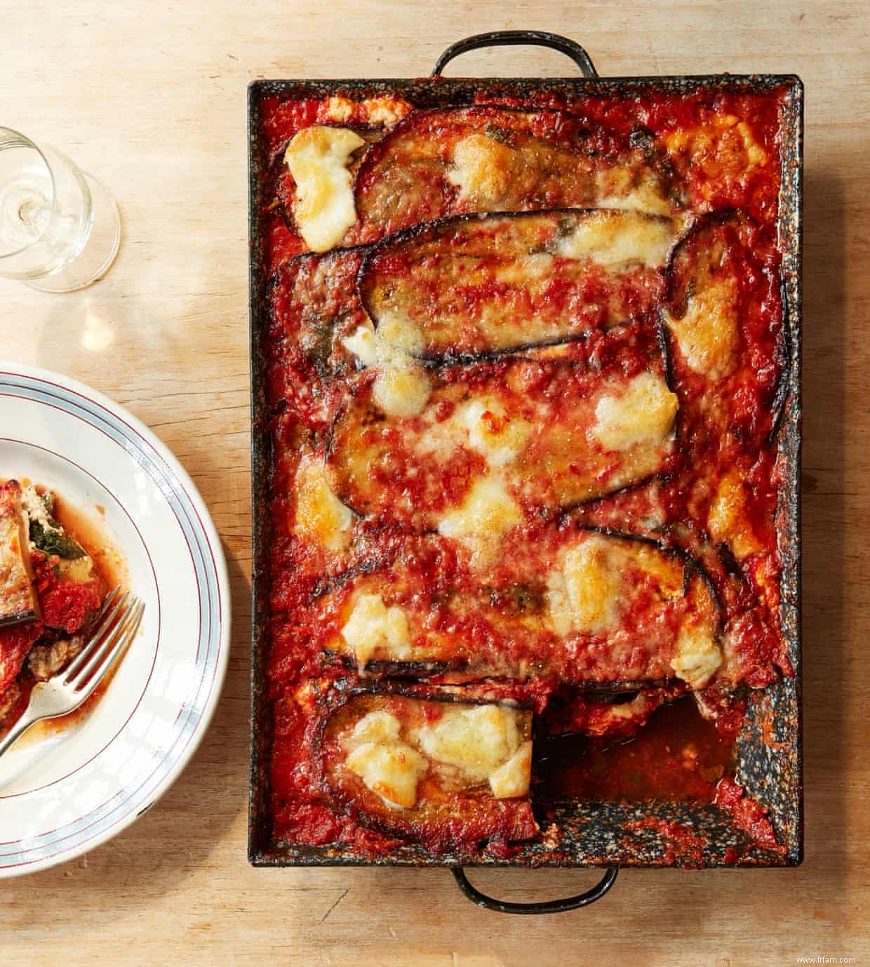 La recette d aubergine parmigiana aux épinards et à la ricotta de Thomasina Miers 