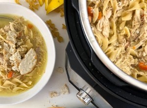 Soupe instantanée au poulet et aux nouilles 