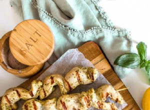 Brochettes de poulet grillé au citron et aux fines herbes 