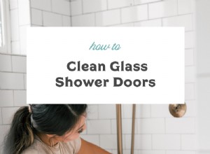 Comment nettoyer les portes de douche en verre 