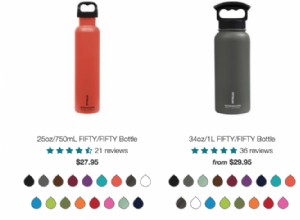 Vous pouvez créer votre bouteille d eau idéale avec cinquante/cinquante bouteilles 