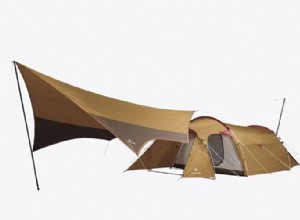 Une grande tente familiale idéale pour les campeurs en voiture 