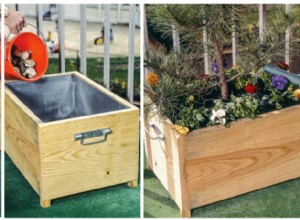 Doubler lintérieur dune jardinière avec du zinc