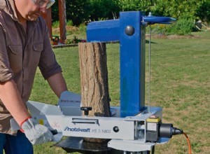 Monter et utiliser une fendeuse pour préparer ses bûches